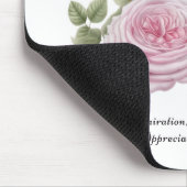 June Birth Month Blume Rose Elegante Mousepad (Ecke)