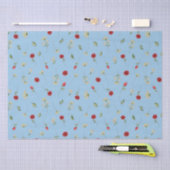 June Birth Month Blume Rose Honeysuckle Seidenpapier (Handwerk)