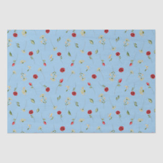 June Birth Month Blume Rose Honeysuckle Seidenpapier