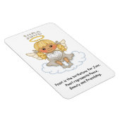June Birthstone Angel Blonde Premium Magnet (Rechte Seite)