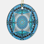 June Birthstone Moonstone Mandala Ornament (Links)