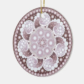 June Birthstone Pearl Mandala Ornament (Links)