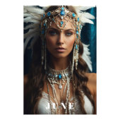 *~ JUNE Boho Headdress PEARLS AP53 Fotodruck (Vorne)