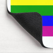 June Bride/Gay Pride Mousepad (Ecke)