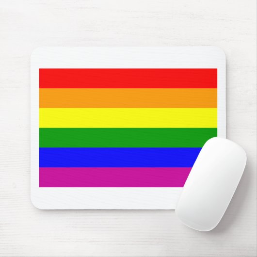 June Bride/Gay Pride Mousepad (Mit Mouse)