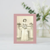 June Bride Postcard Postkarte (Stehend Vorderseite)