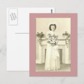 June Bride Postcard Postkarte (Vorne/Hinten)