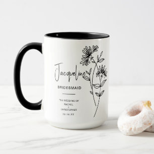 June Bridesmaid   Honeysuckle Birth Blume Tasse