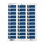 June Engel der MonatsRücksendeadressen-Aufkleber (Vorne)