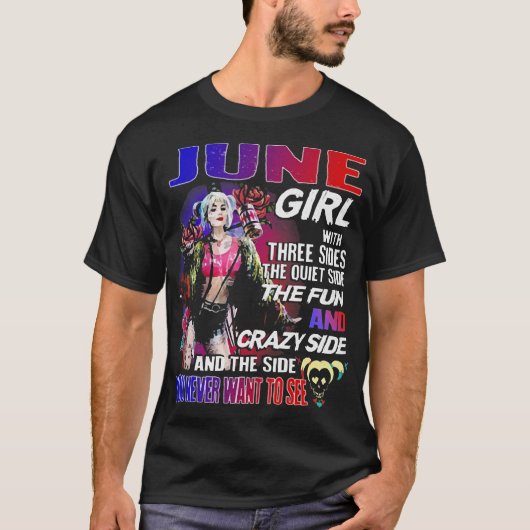 June Girl Crazy Side T-Shirt (Vorderseite)