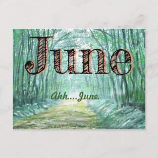 JUNE HAPPY MONTH by Slipperywindow Postkarte
