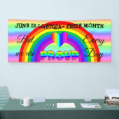 June ist LGBT Pride Monat Button-Banner Banner (Messe)