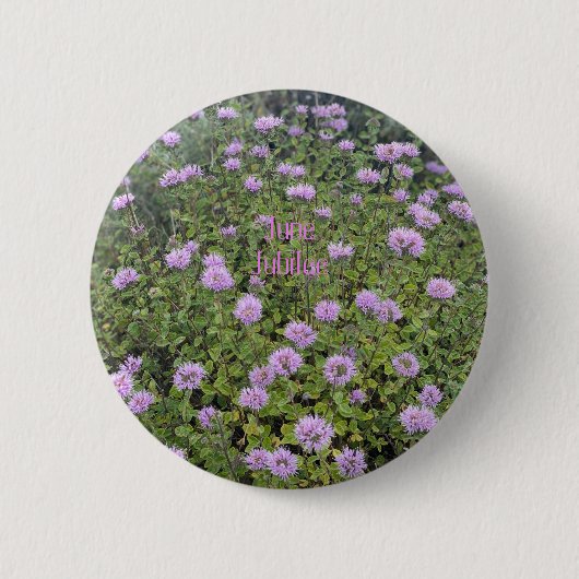 June Jubilee: Eine Sommerfeier Button (Vorderseite)