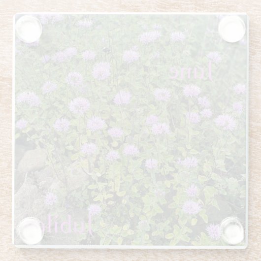 June Jubilee Glass Untersetzer (Rückseite)