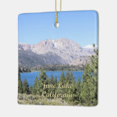 June Lake, California Keramikornament (Links)