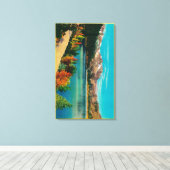 June Lake in High SierraMono Landkreis, CA Leinwanddruck (Insitu (Holzboden))