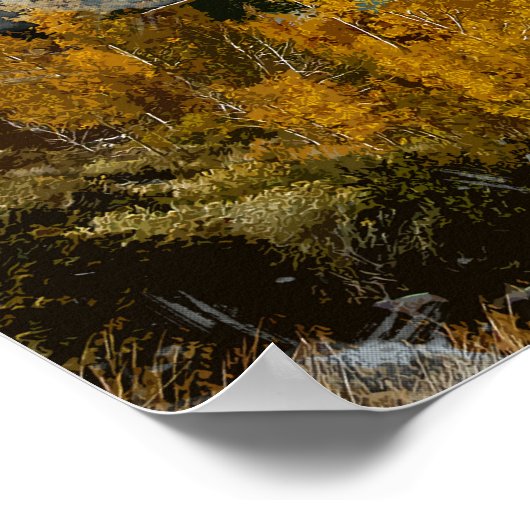 June Lake in Sierra Nevada Range of California Poster (Ecke)