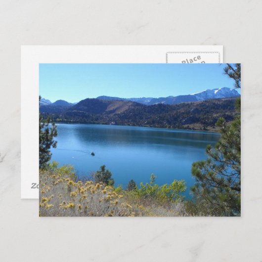 June Lake, Kalifornien Postkarte (Vorne/Hinten)