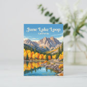 June Lake Loop USA Postkarte (Stehend Vorderseite)