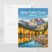 June Lake Loop USA Postkarte (Vorne/Hinten)