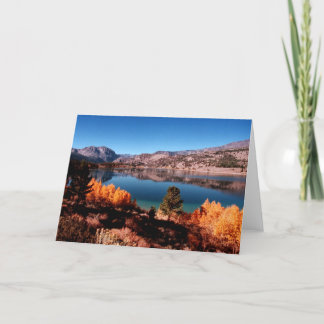 June Lake, Mammoth California Nature Card Karte