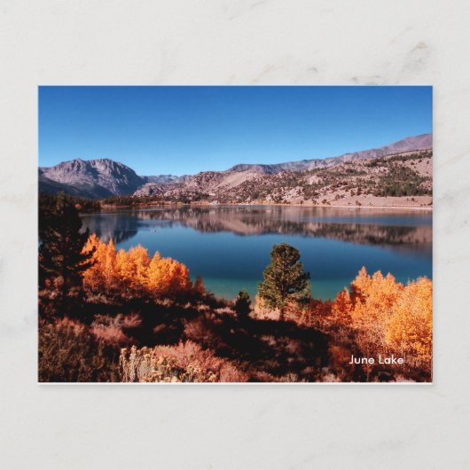 June Lake Mammov - Seen Postkarte (Vorderseite)