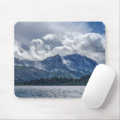 June Lake und Carson Peak mit aufziehendem Sturm Mousepad (Mit Mouse)