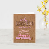 June Legends Heartfelt Birthday Card Karte (Gelbe Blume)