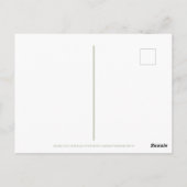 June Month Blume Honeysuckle Rose Extravagant Postkarte (Rückseite)