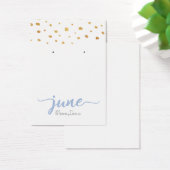 June Moonstone Birthstone Earring Display Card (Schreibtisch)
