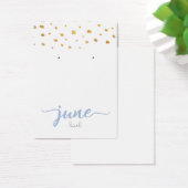 June Pearl Birthstone Earring Display Card (Schreibtisch)
