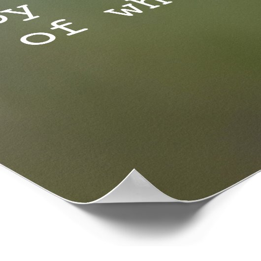 June Poppy Poster (Ecke)