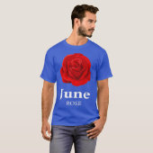 June Rose Anthophile oder Designer T-Shirt (Vorne ganz)