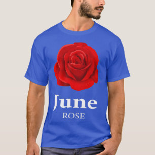 June Rose Anthophile oder Designer T-Shirt