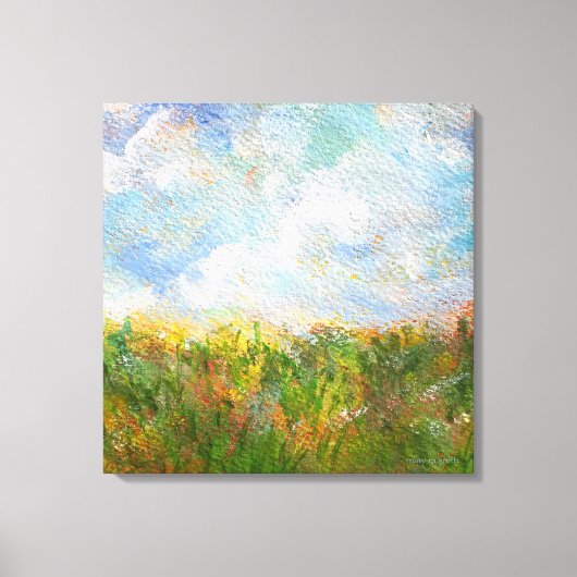 June Stretched Canvas Print Leinwanddruck (Vorderseite)