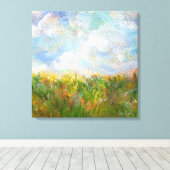 June Stretched Canvas Print Leinwanddruck (Insitu (Holzboden))