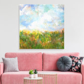 June Stretched Canvas Print Leinwanddruck (Insitu (Wohnzimmer))