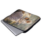 June Sunlight (von Joseph DeCamp) Laptopschutzhülle (Vorne Knopf)