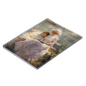 June Sunlight (von Joseph DeCamp) Notizblock (Linke Seite)