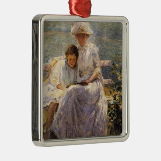 June Sunlight (von Joseph DeCamp) Ornament Aus Metall (Rechts)