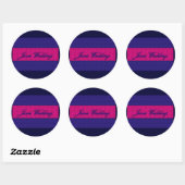 "June Wedding" Elegant Sticker (Blatt)