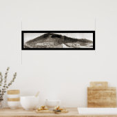 Juneau, AK Sheep Creek Foto 1914 Poster (Küche)