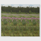 Juneau Alaksa Wrapping Paper Geschenkpapier (Flach)