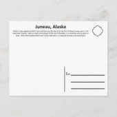 Juneau, Alaska 1 Postkarte (Rückseite)