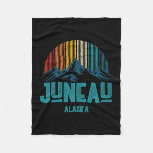 Juneau Alaska Andenken  Fleecedecke