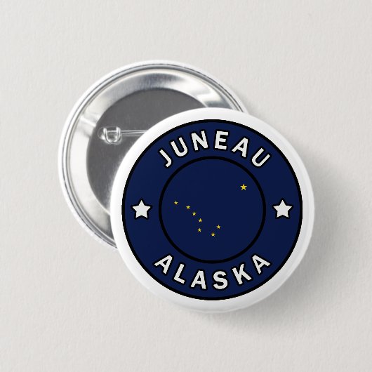 Juneau Alaska Button (Vorne & Hinten)