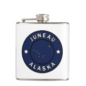 Juneau Alaska Flachmann (Vorderseite)