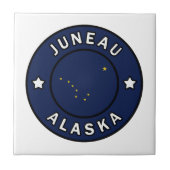 Juneau Alaska Fliese (Vorderseite)