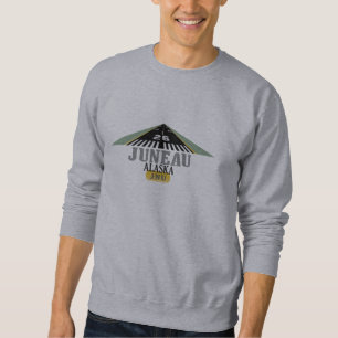 Juneau Alaska - Flughafen-Rollbahn Sweatshirt