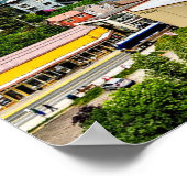 Juneau, Alaska, Foto der Stadt Poster (Ecke)